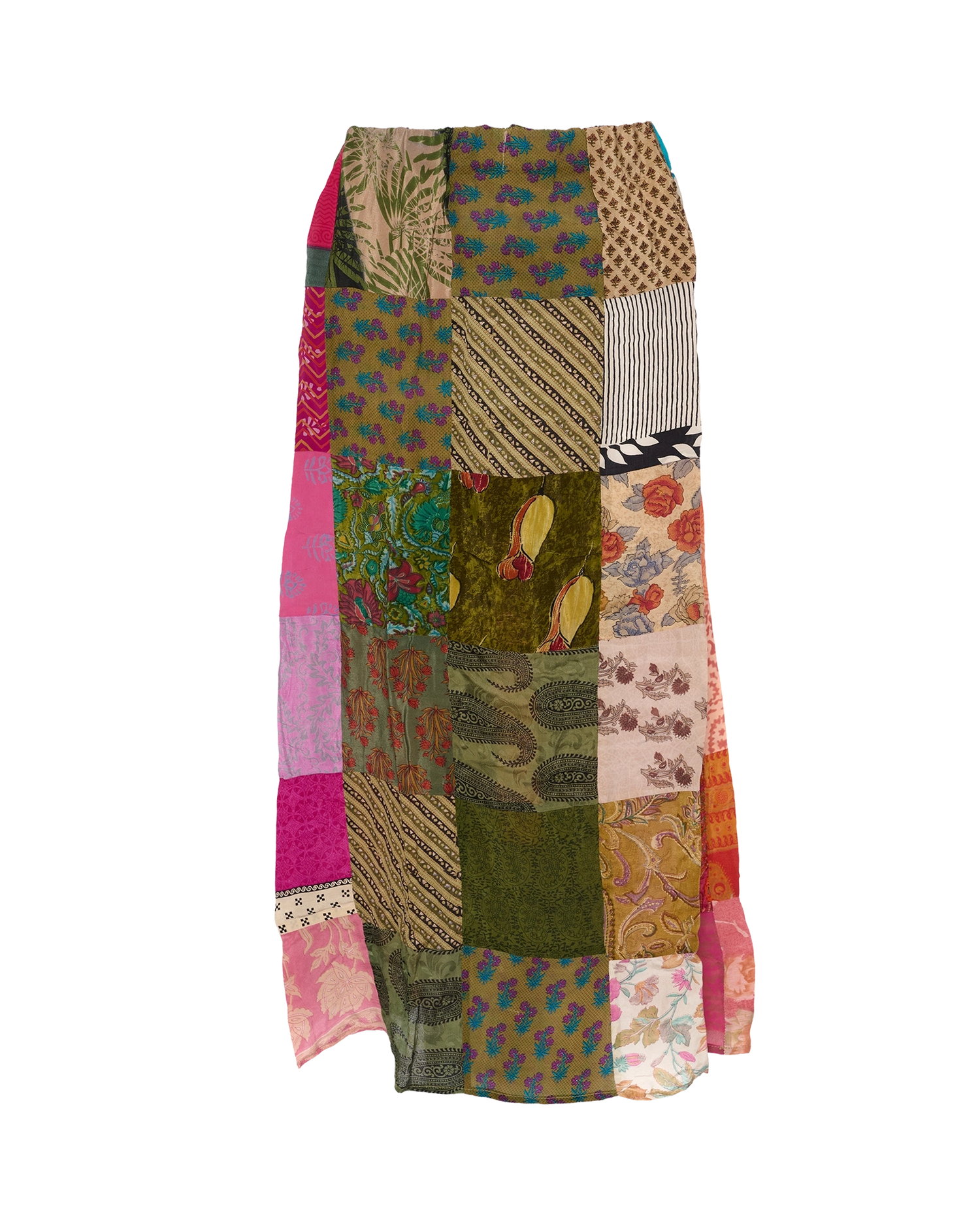 Maddie SILK Patchwork Skirt - No. 89