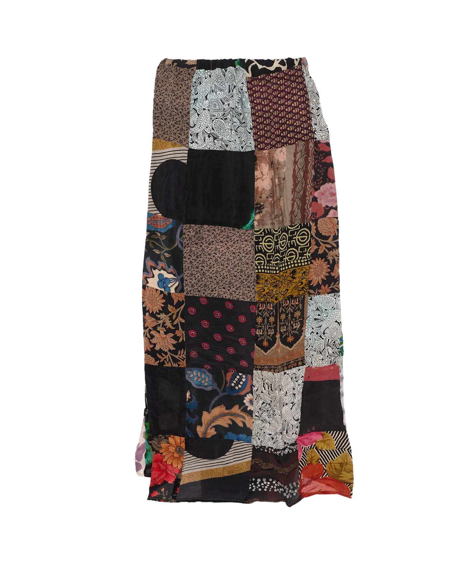 Maddie SILK Patchwork Skirt - No. 91