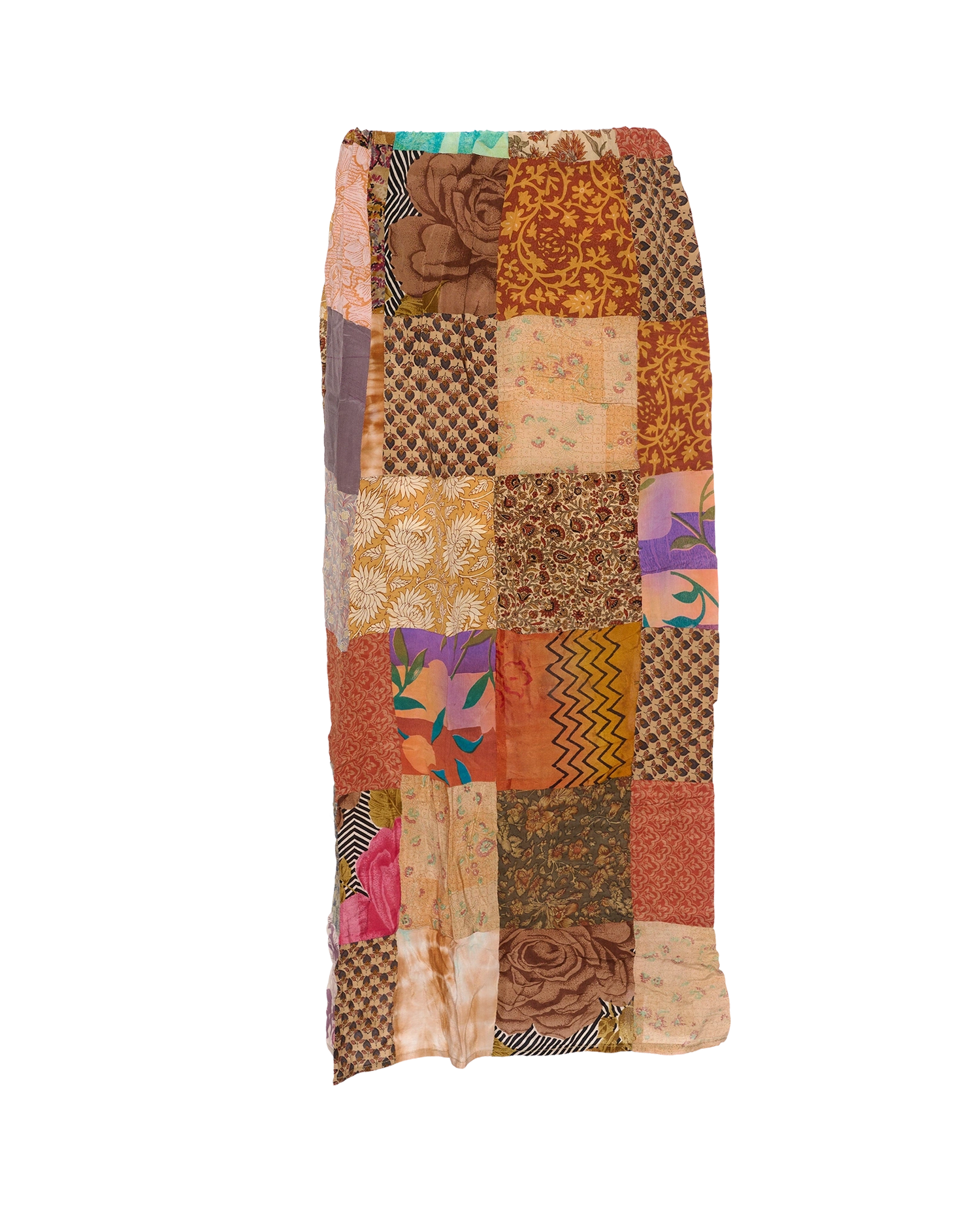 Maddie SILK Patchwork Skirt - No. 92