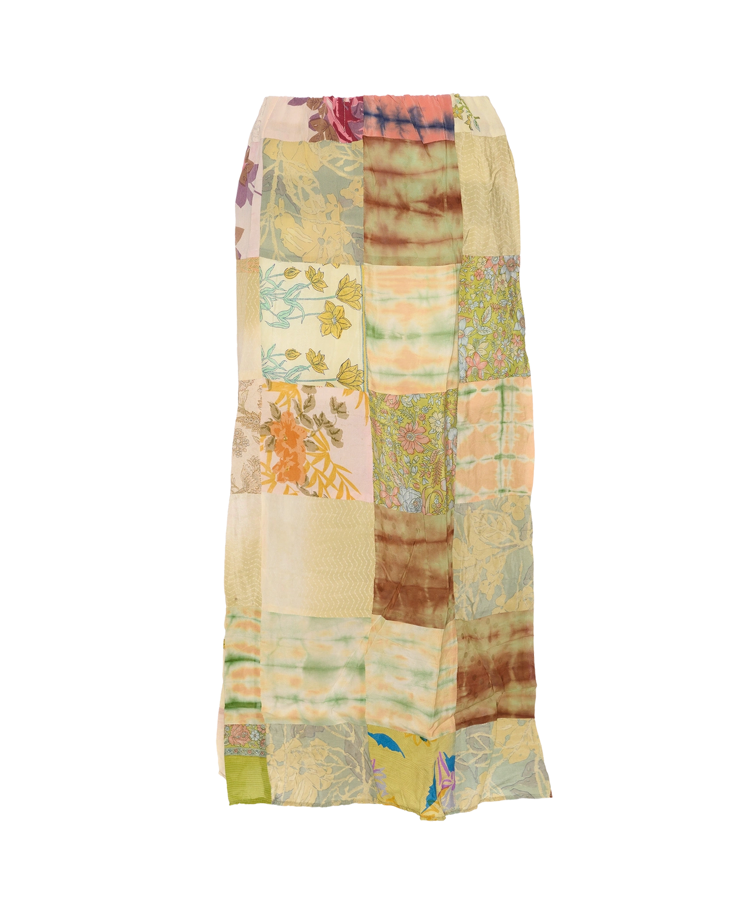 Maddie SILK Patchwork Skirt - No. 96