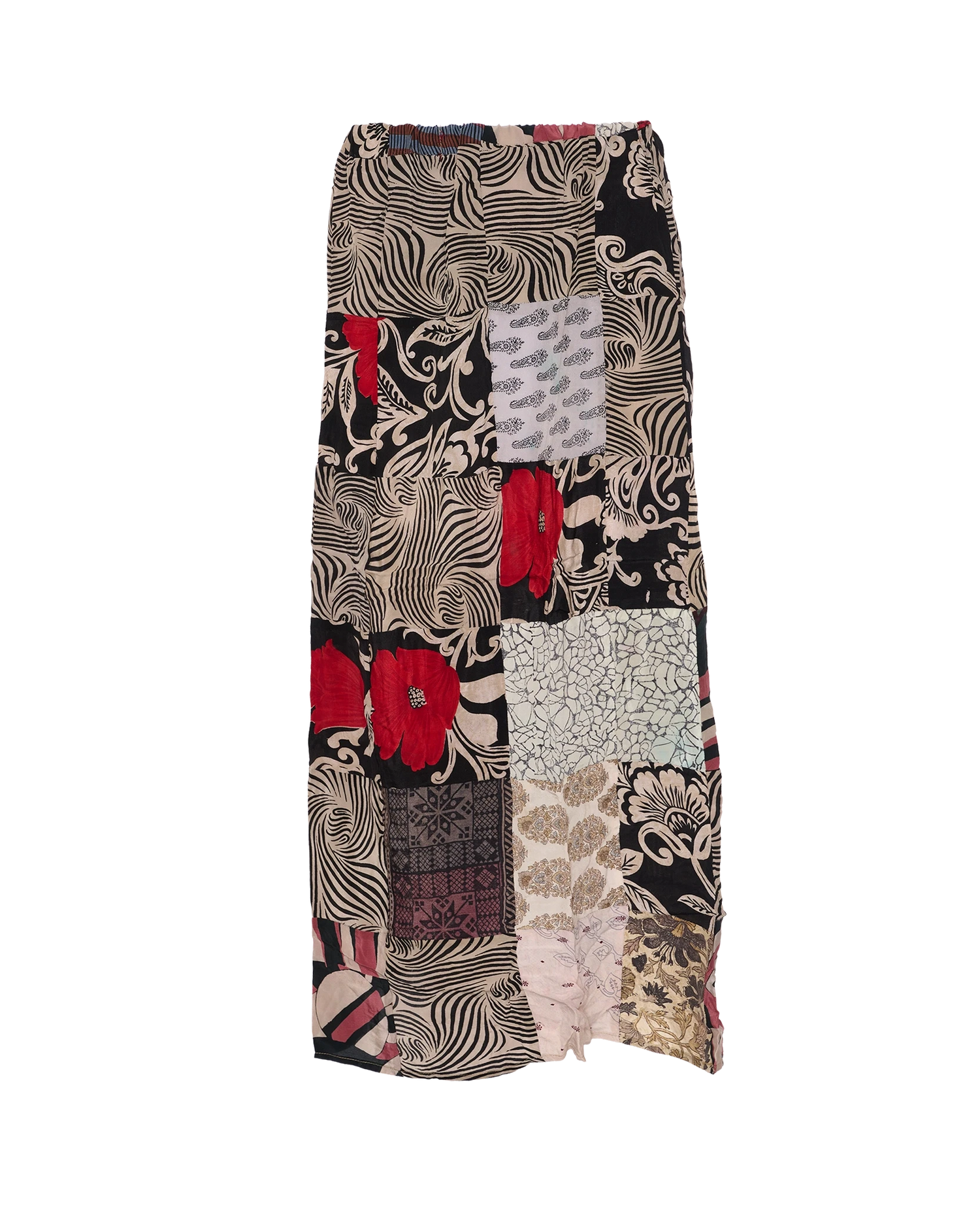 Maddie SILK Patchwork Skirt - No. 97