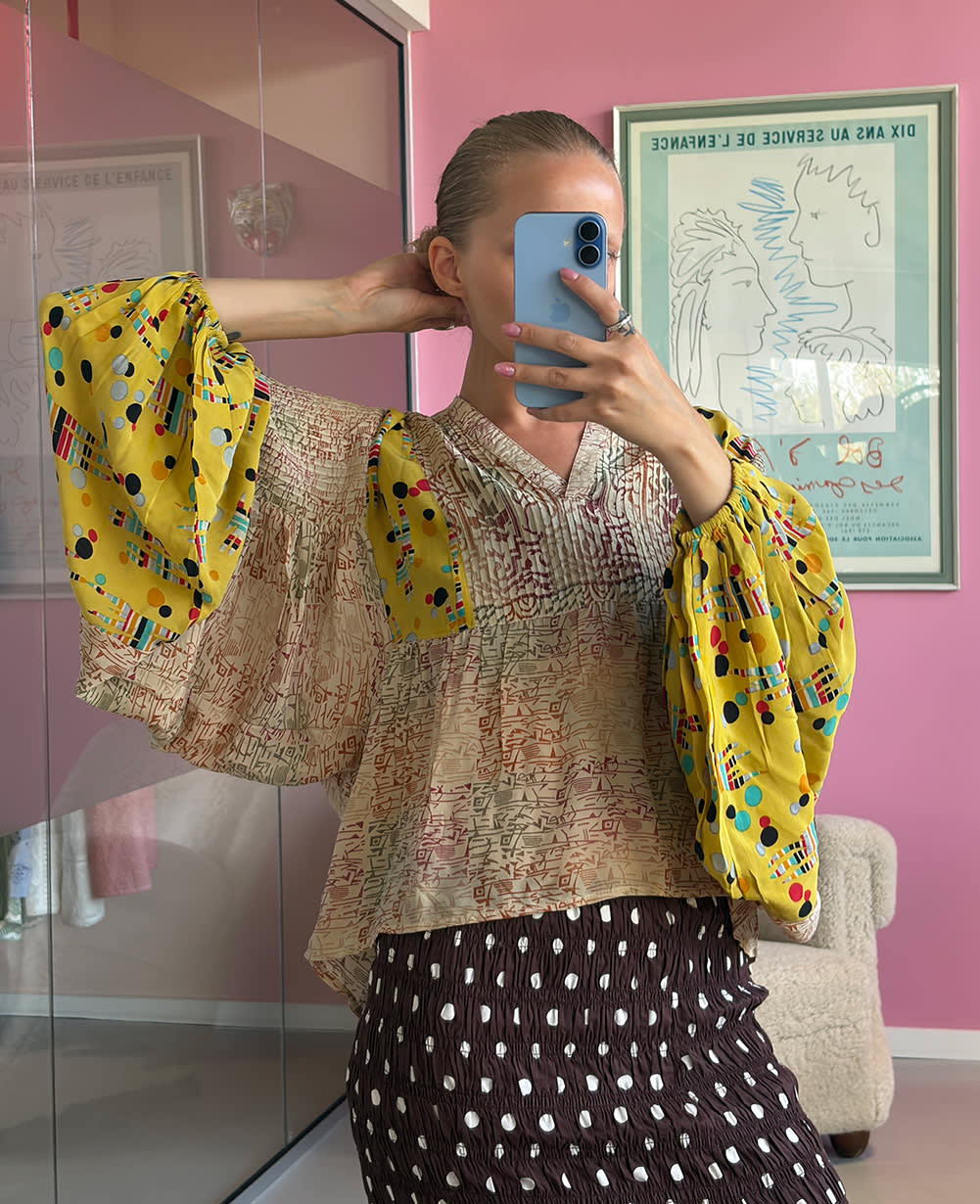 Bibi Balloon SILK Top - No. 13