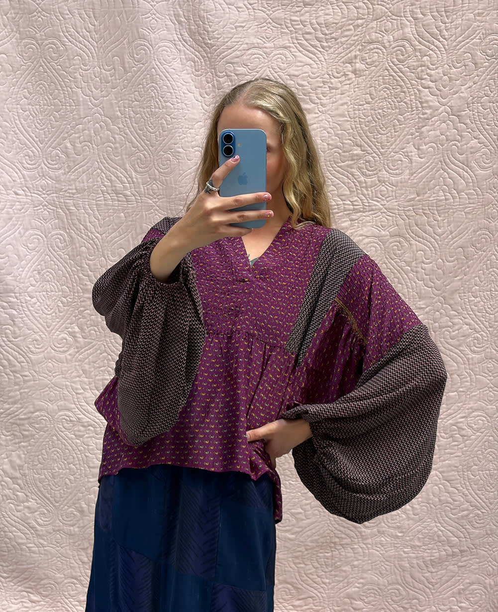 Bibi Balloon SILK Top - No. 406