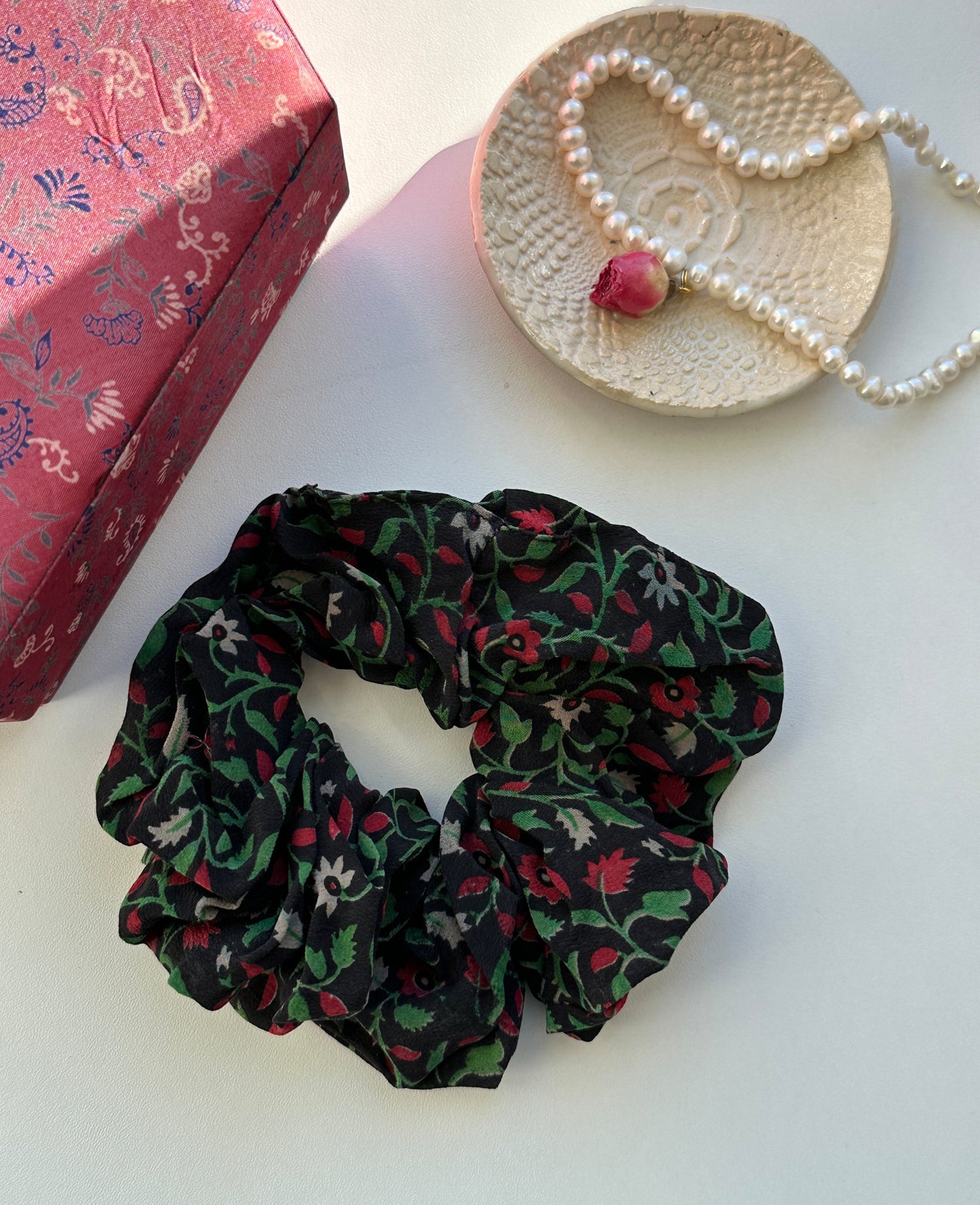 Meadow SILK Scrunchie - No. 10