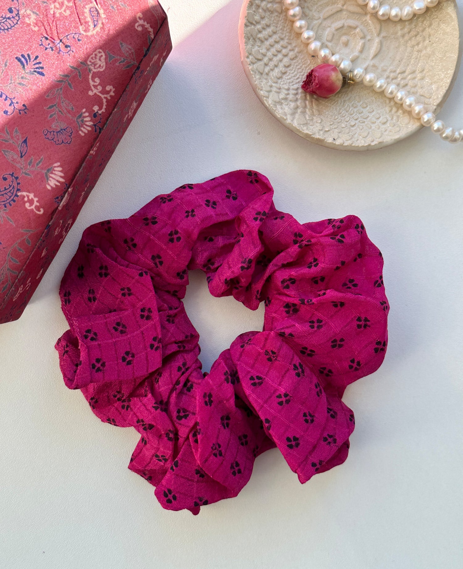 Meadow SILK Scrunchie - No. 14