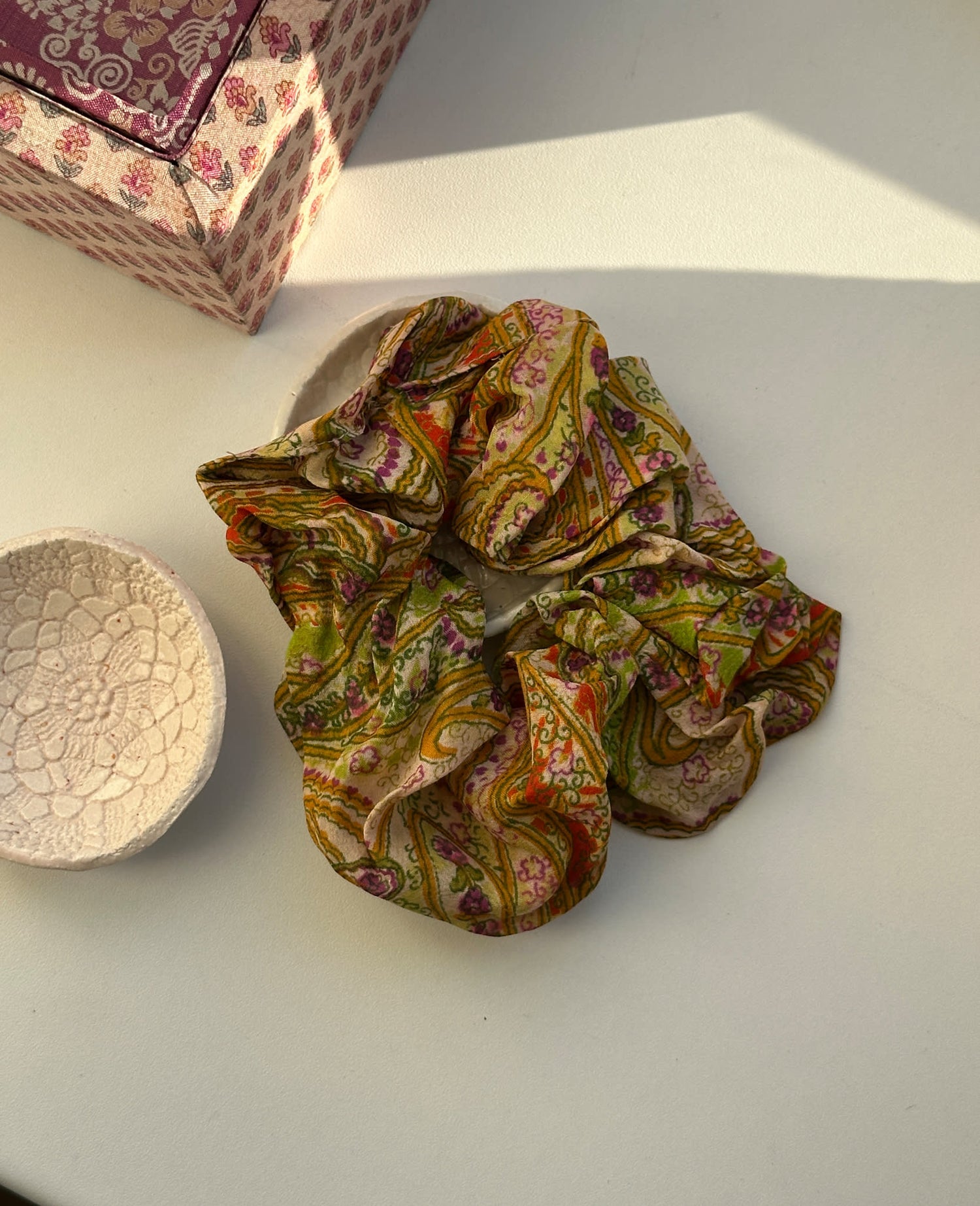 Meadow SILK Scrunchie - No. 20