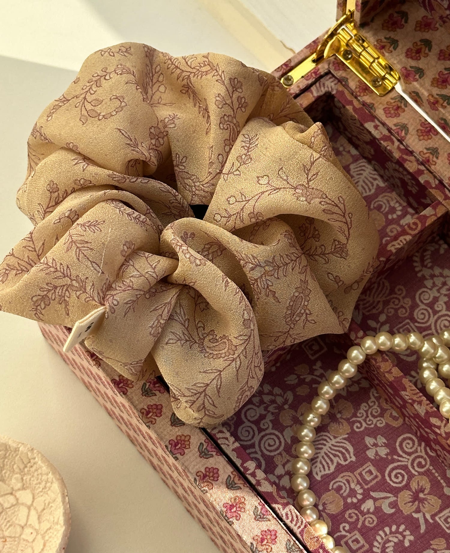 Meadow SILK Scrunchie - No. 27