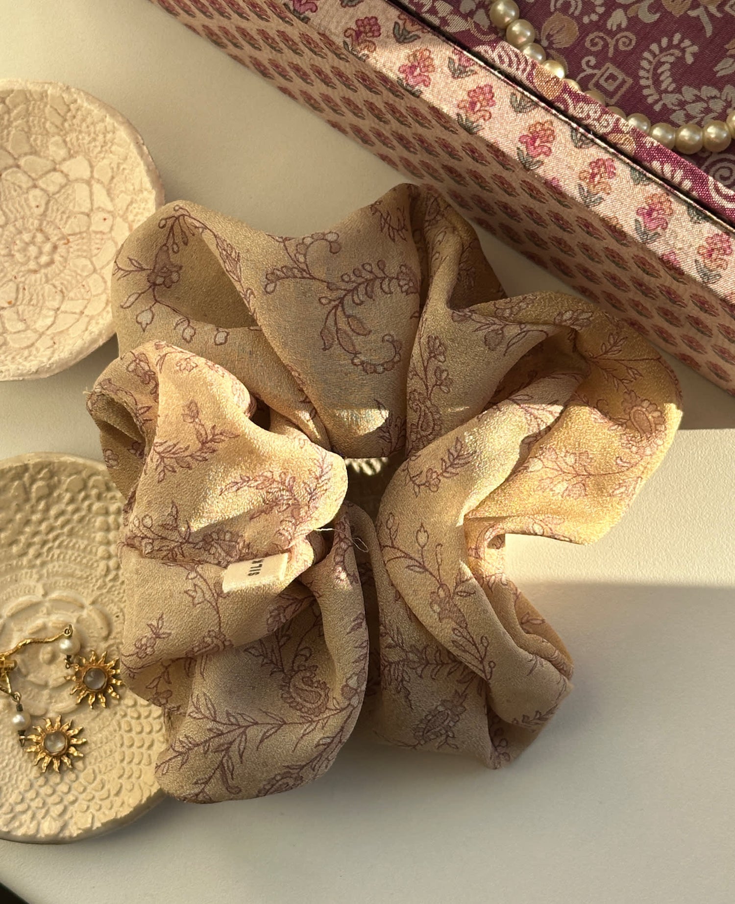 Meadow SILK Scrunchie - No. 27