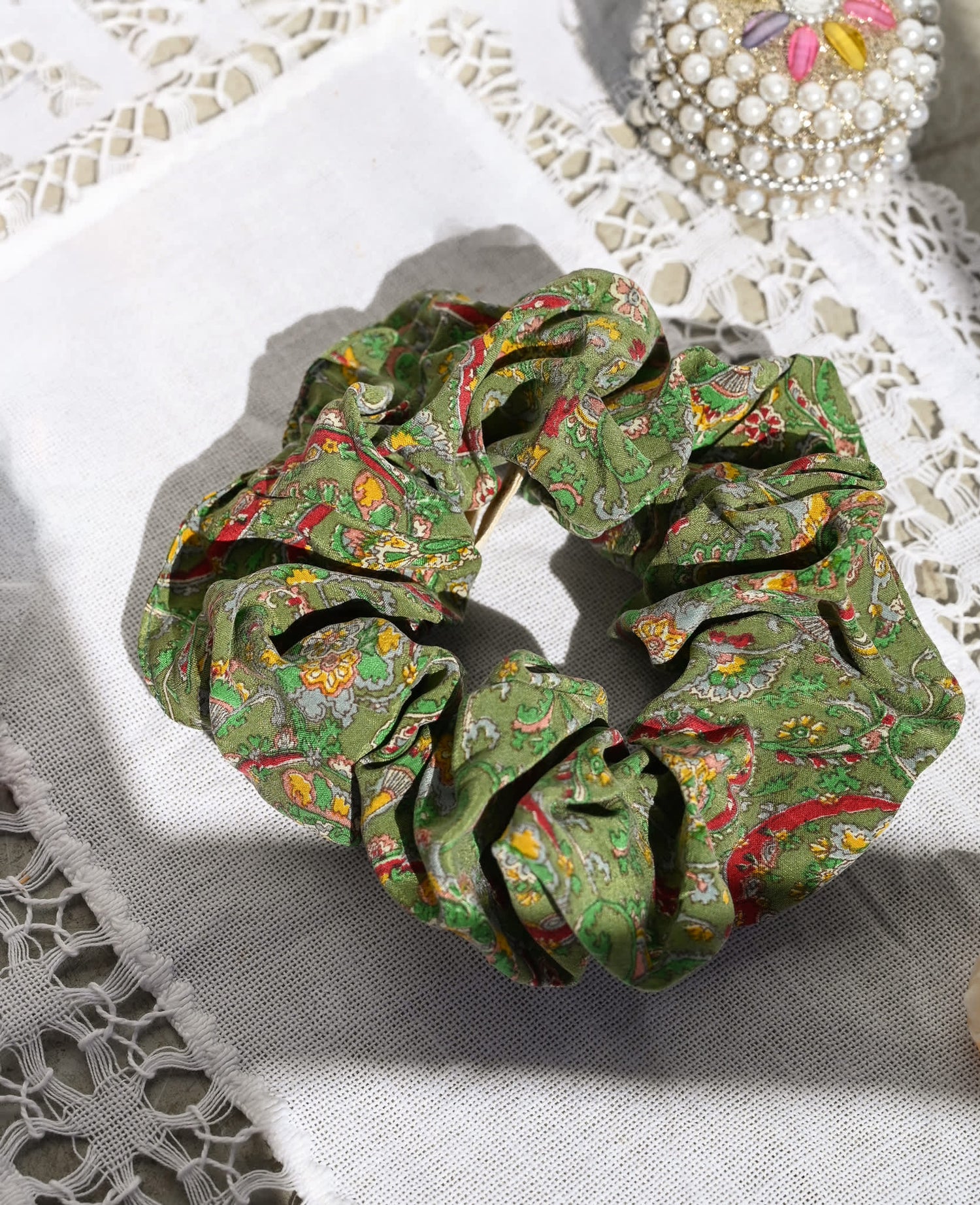 Meadow SILK Scrunchie - No. 66