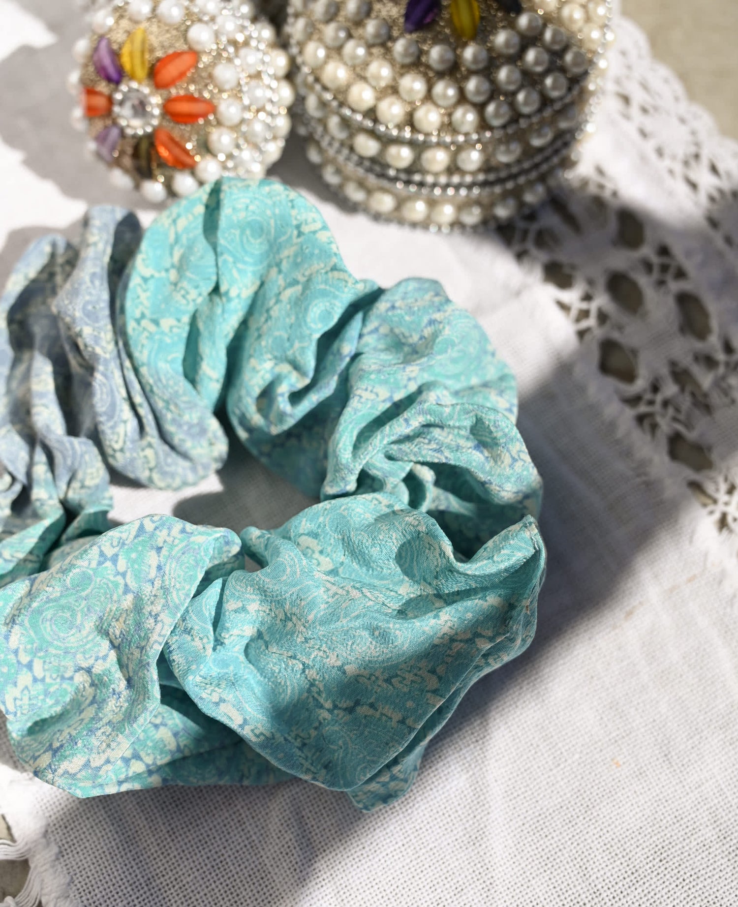 Meadow SILK Scrunchie - No. 73