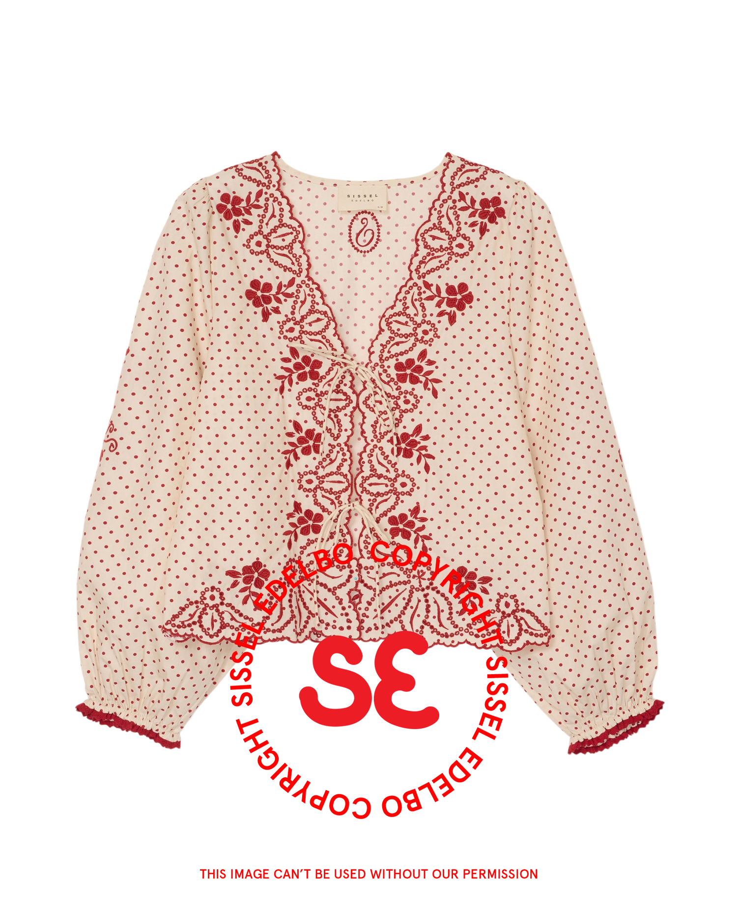 Sadie Top - Red Dots