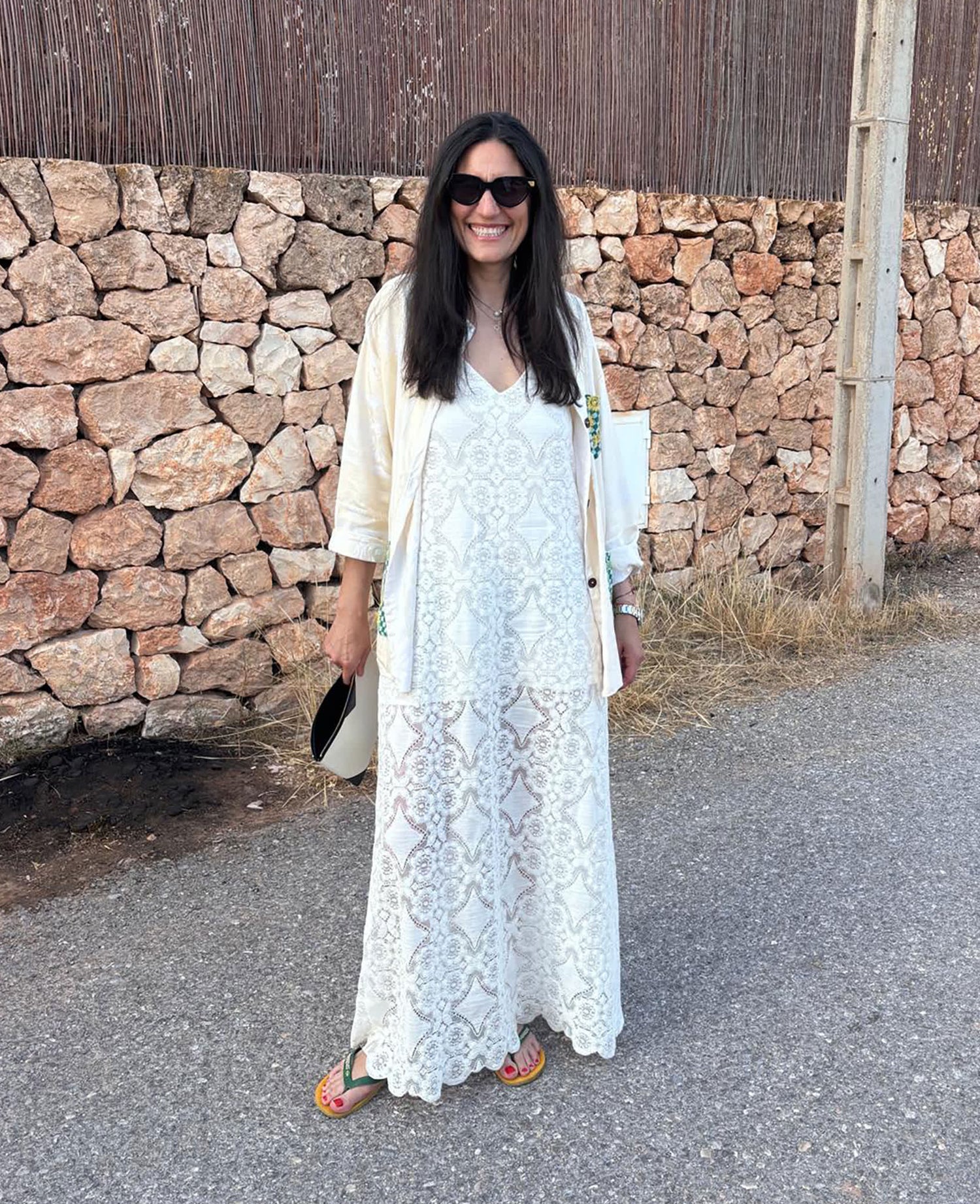 Sascha Strap Dress - Off White