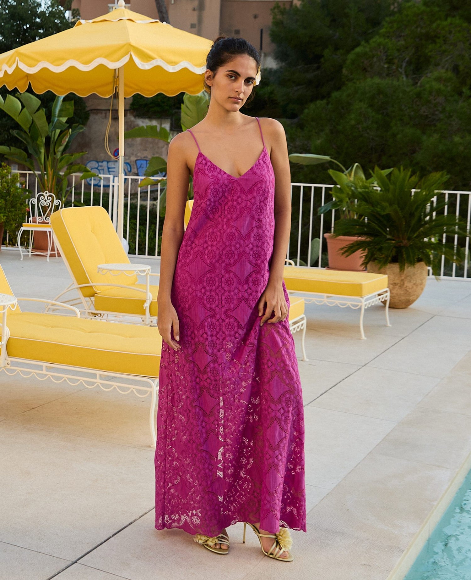 Sascha Strap Dress - Purple