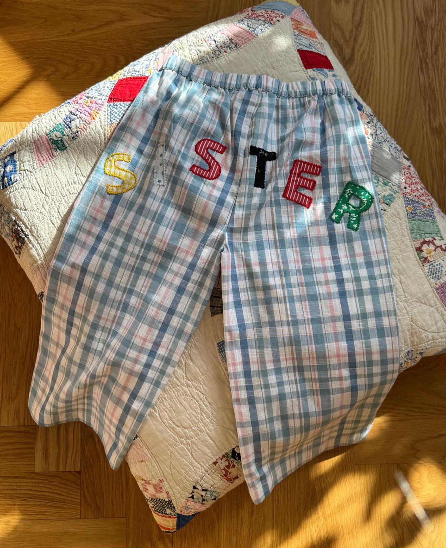 Saxo MINI Pants - Pastel Checks