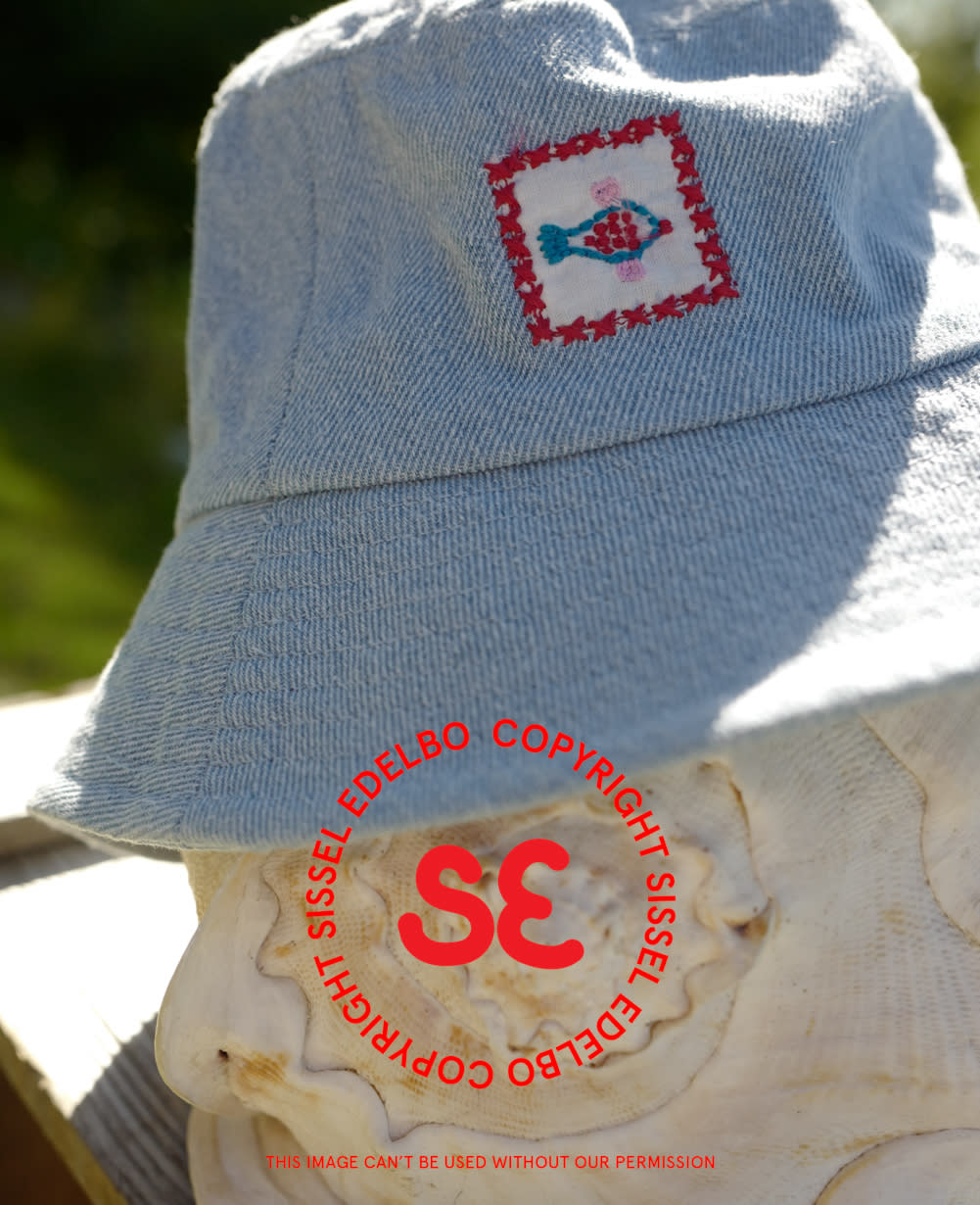 Selma MINI Hat - Blue Patch