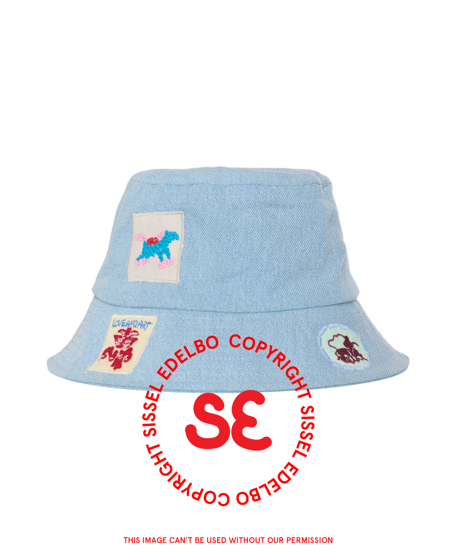 Selma MINI Hat - Blue Patch