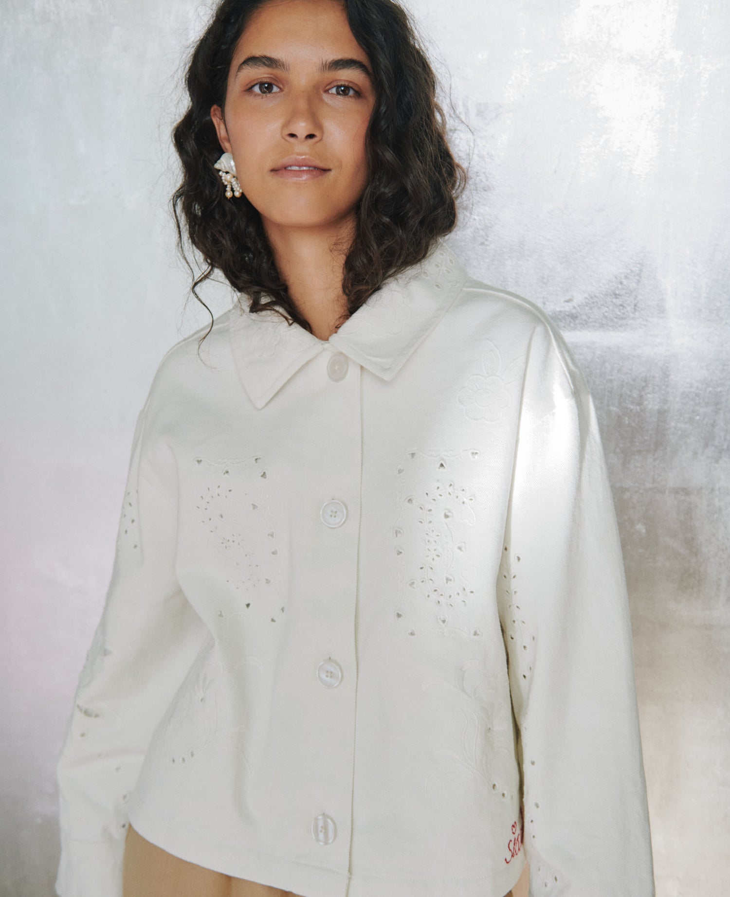 Vintage Jacket - White Napkin