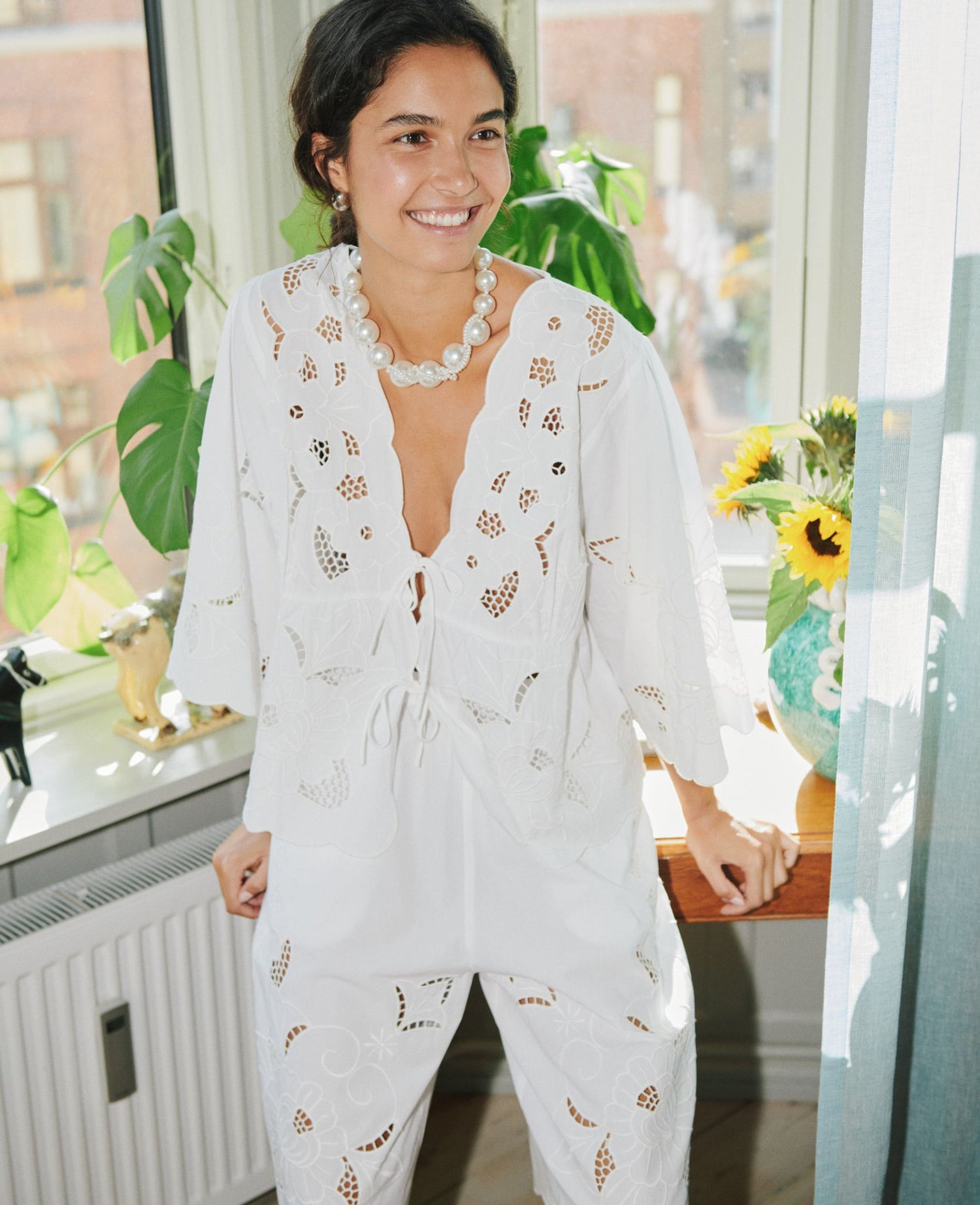 Adeline Top - Ecru