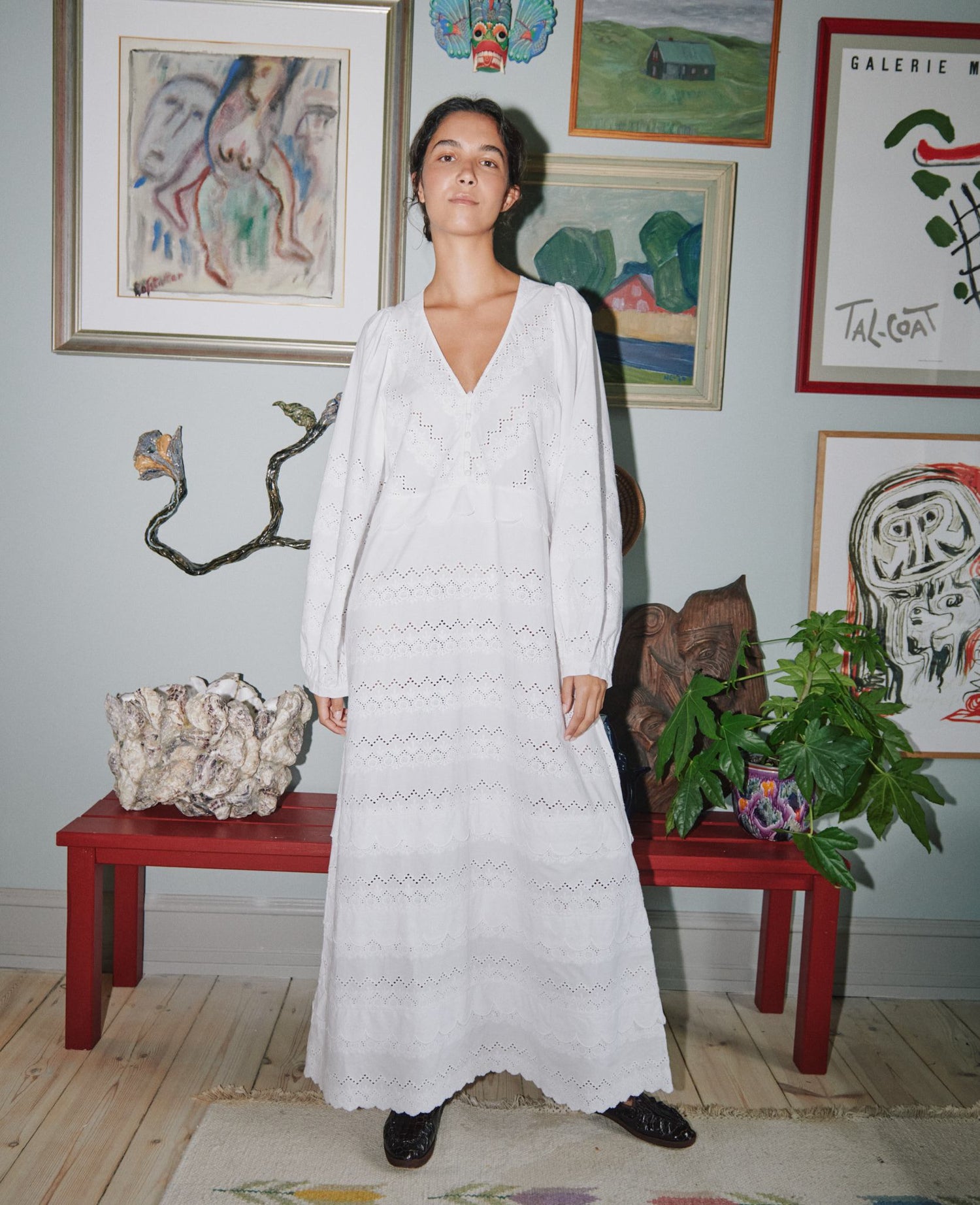 Anine Dress - Ecru