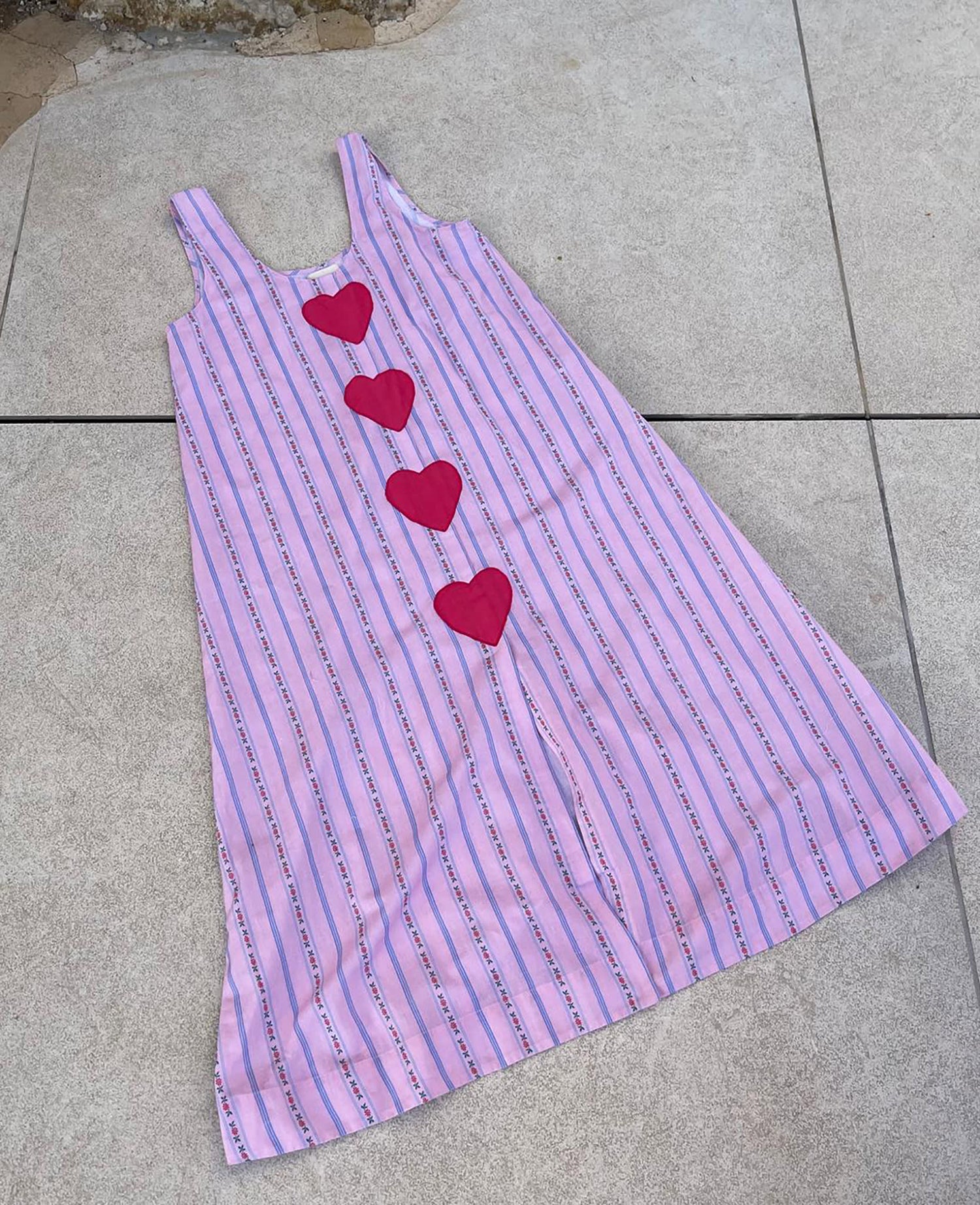 Sweetheart Dress - Vintage Rose