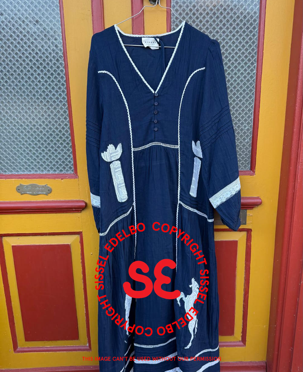 Tessa Dress - Navy Horse