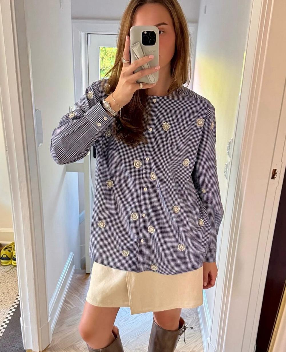 Vanilla Shirt - Blue Checks