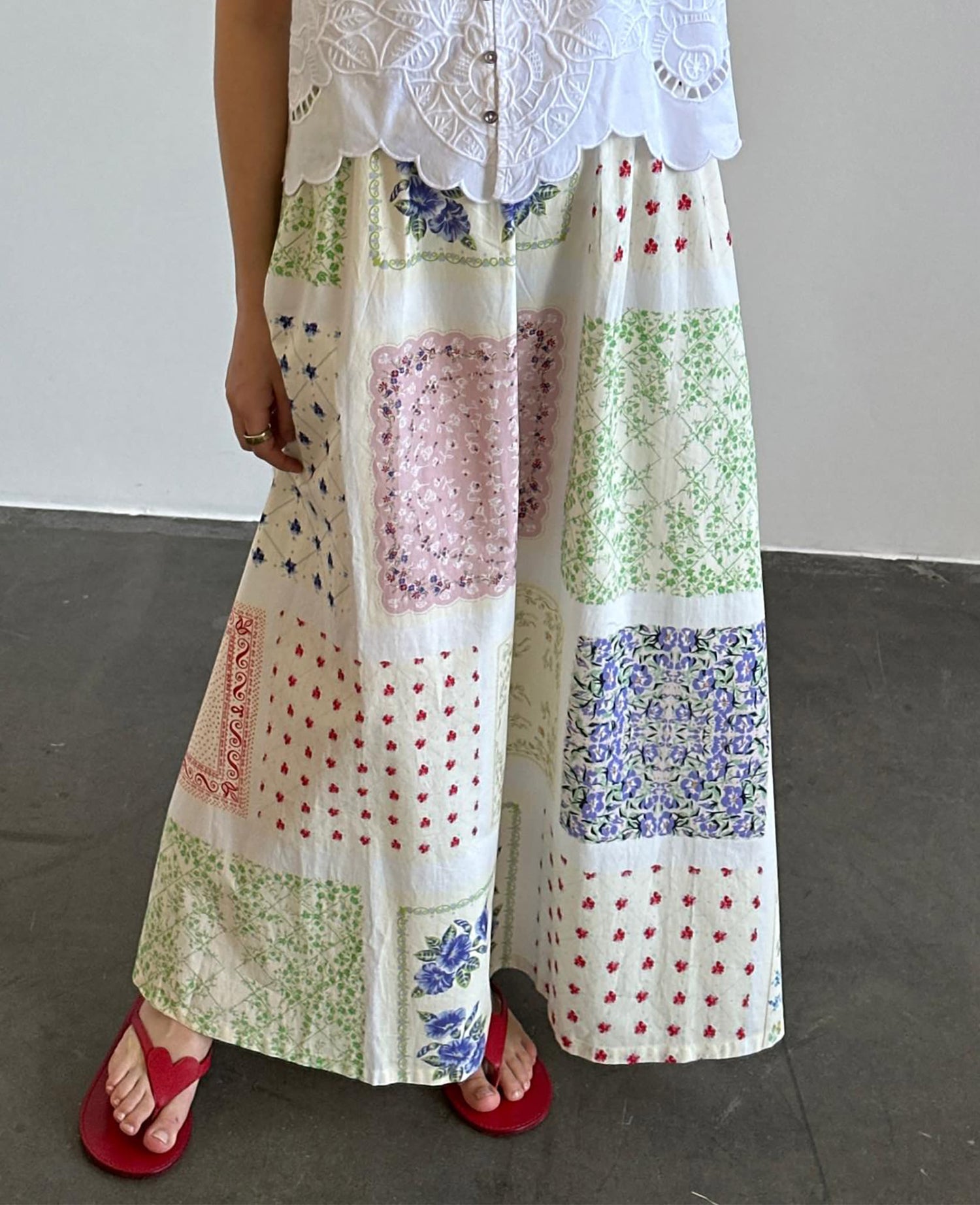 Vinca Skirt - Vintage Napkins