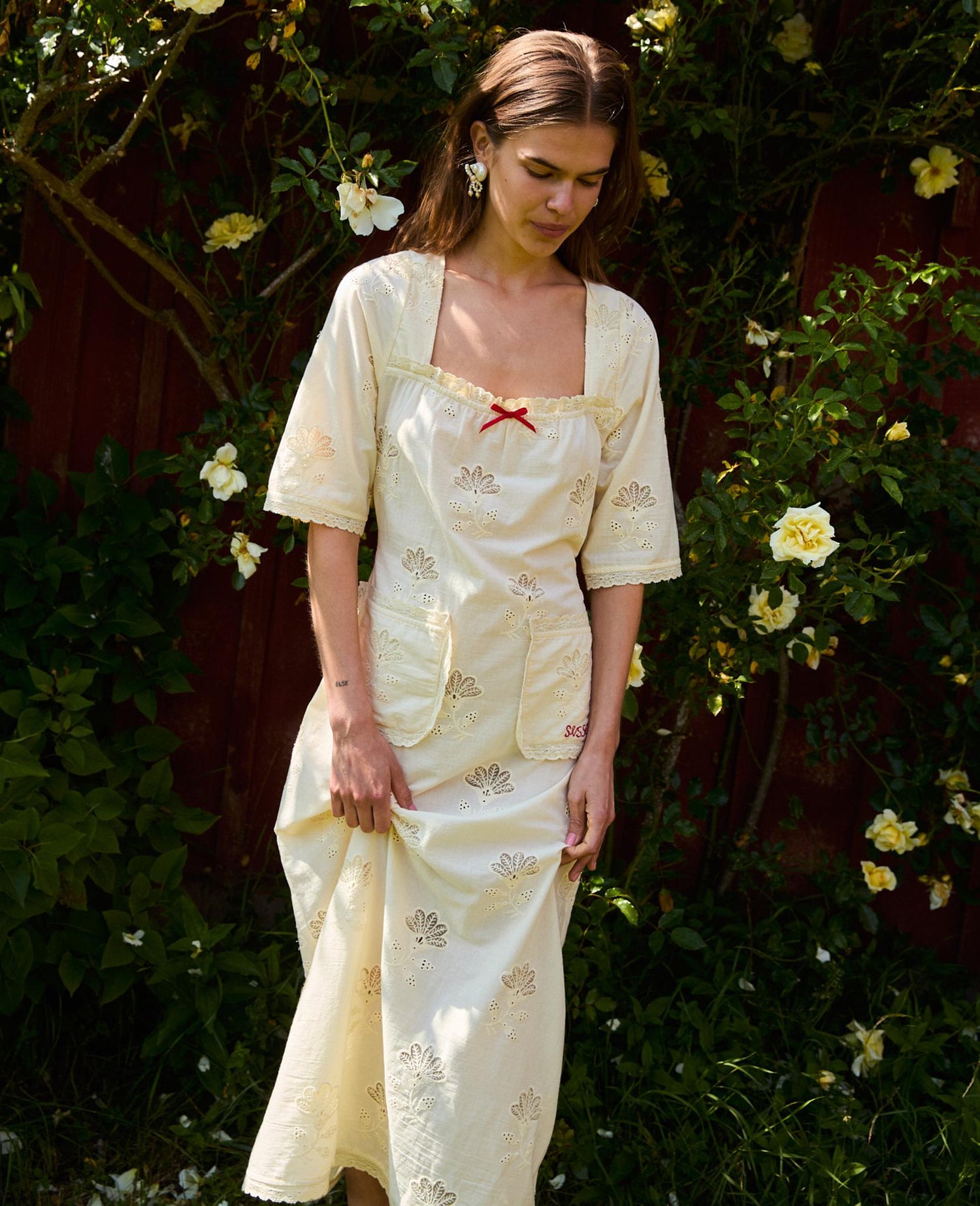 Viviette Dress - Pastel Yellow