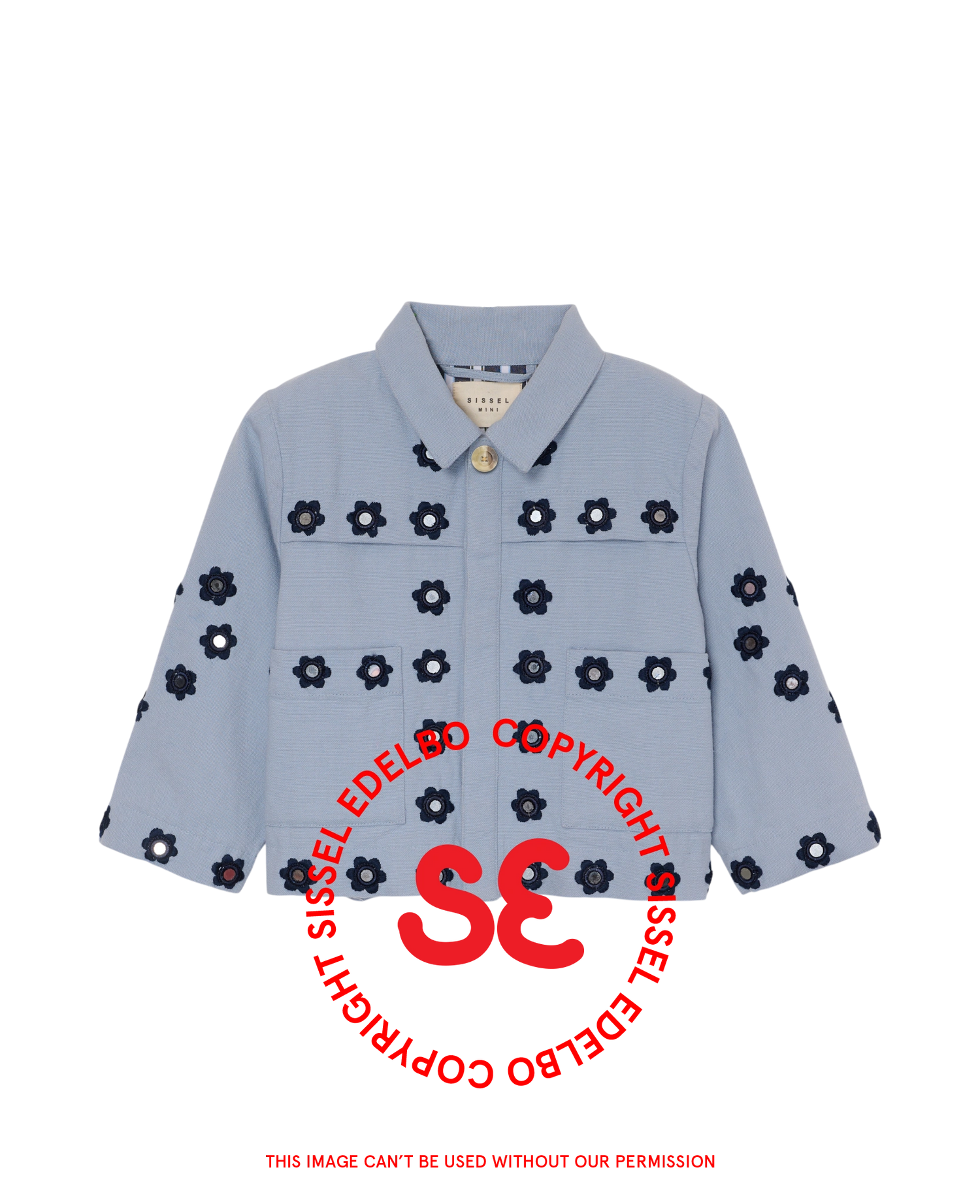 Willa Mini Jacket - Soft Blue