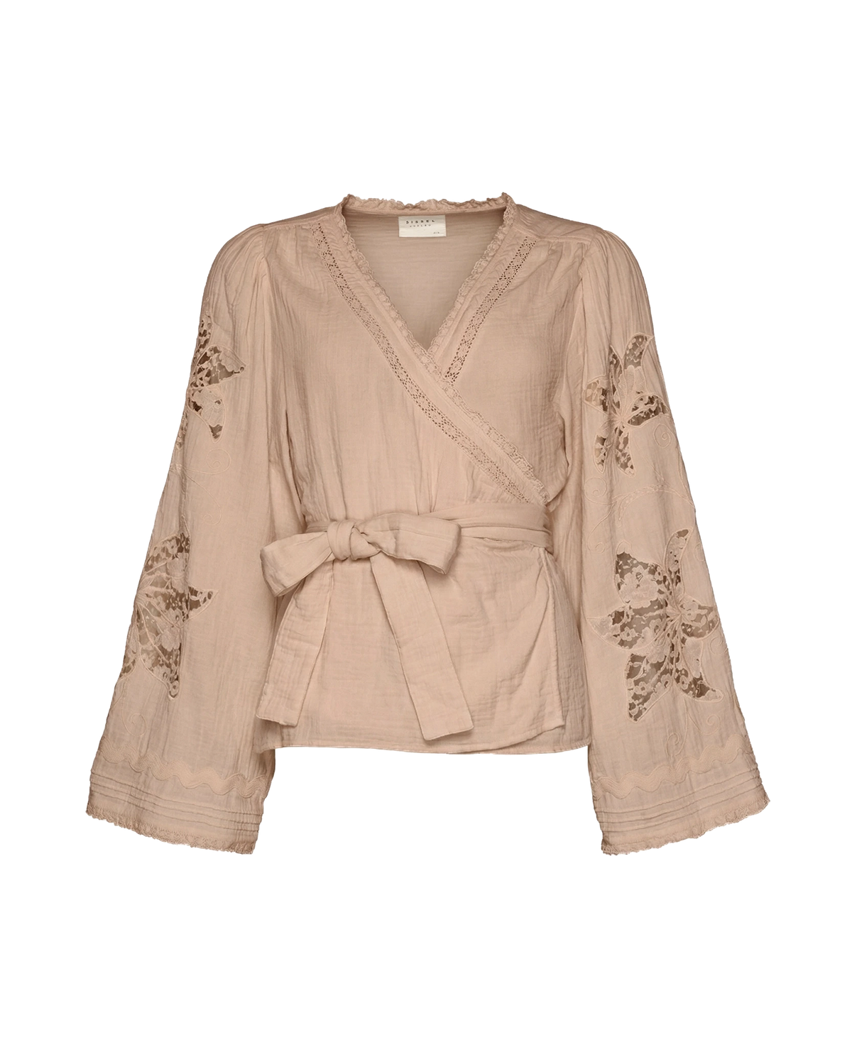 Winfrey Wrap Top - Beige