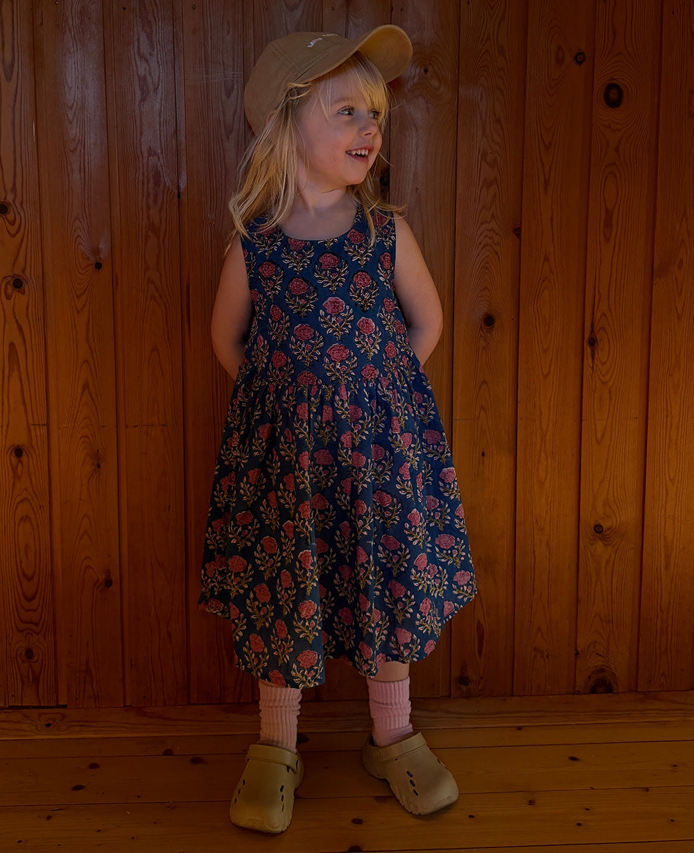 Suri MINI Dress - Pink Flowers