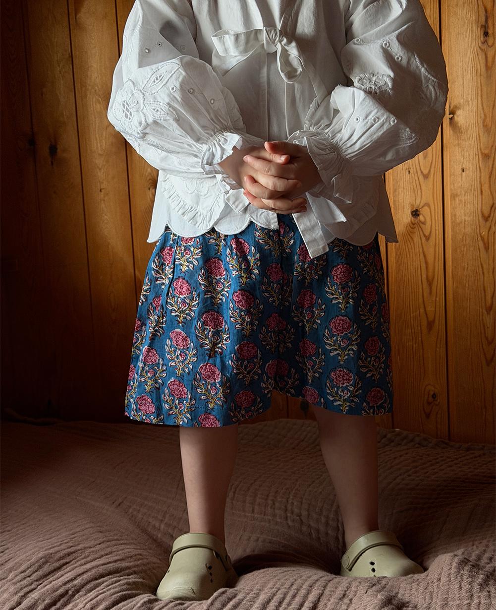 Elisa MINI Shorts - Pink Flowers