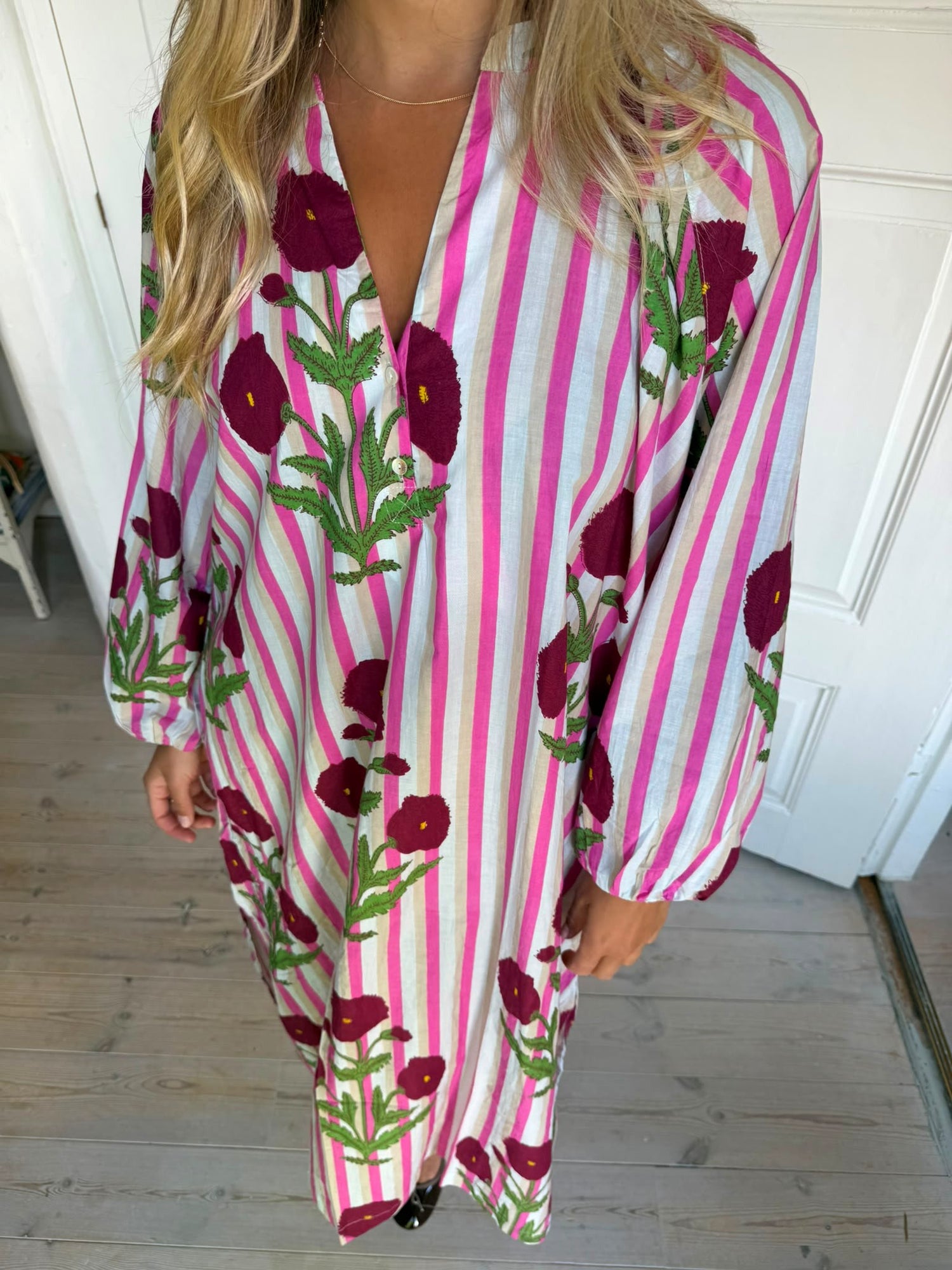 Lara Dress - Poppy Rose
