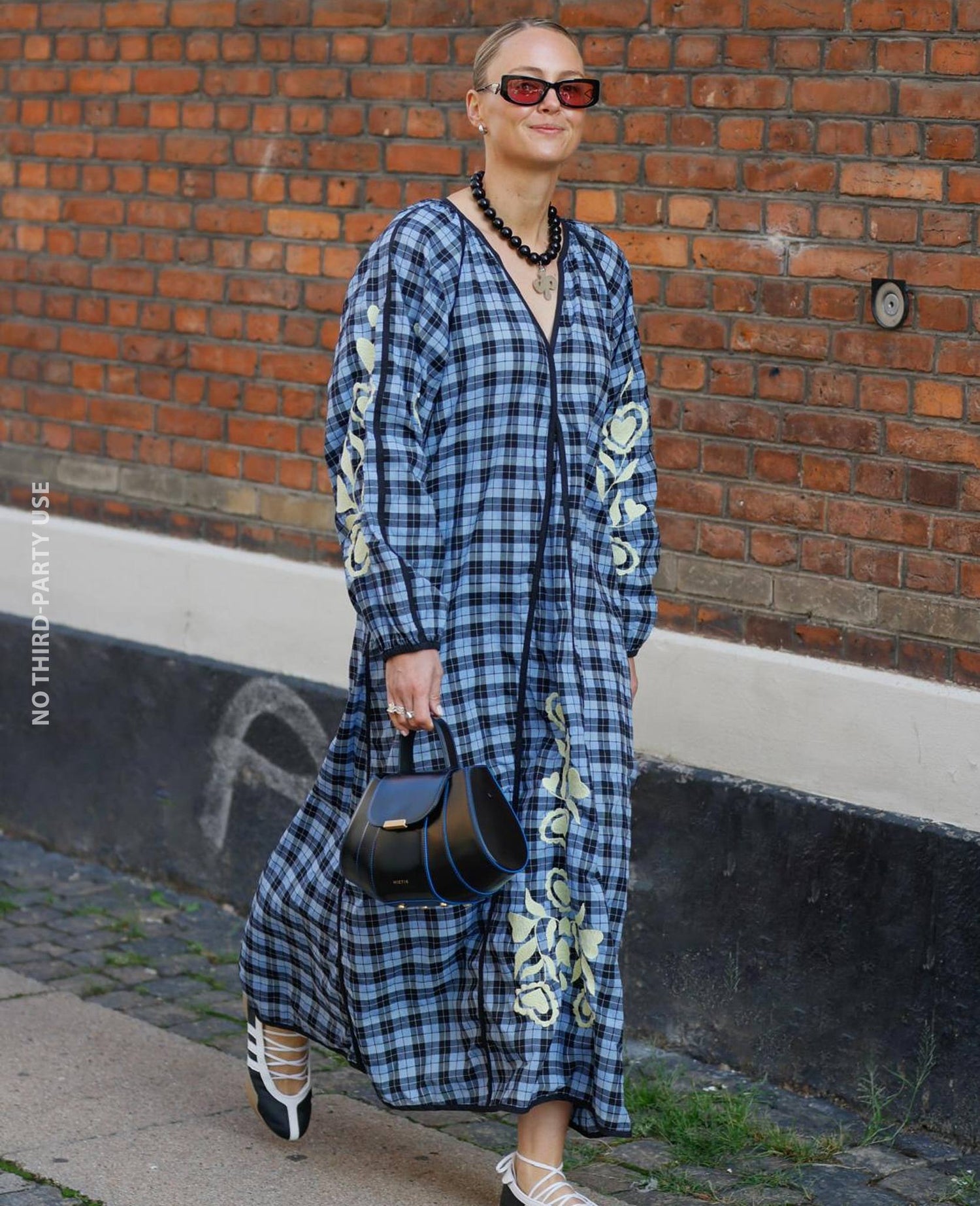 Fran Dress - Blue Checks